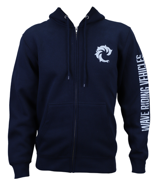 Team Solid Zip Hooded Sweatshirt - Wave Riding Vehicles