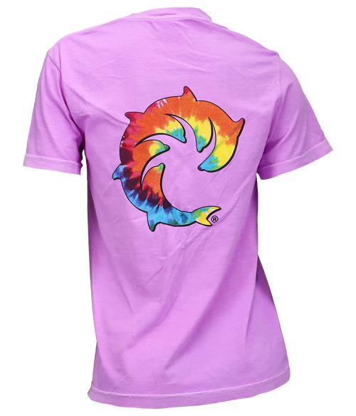 Tie Dye Solid Ladies S/S T-Shirt - Wave Riding Vehicles