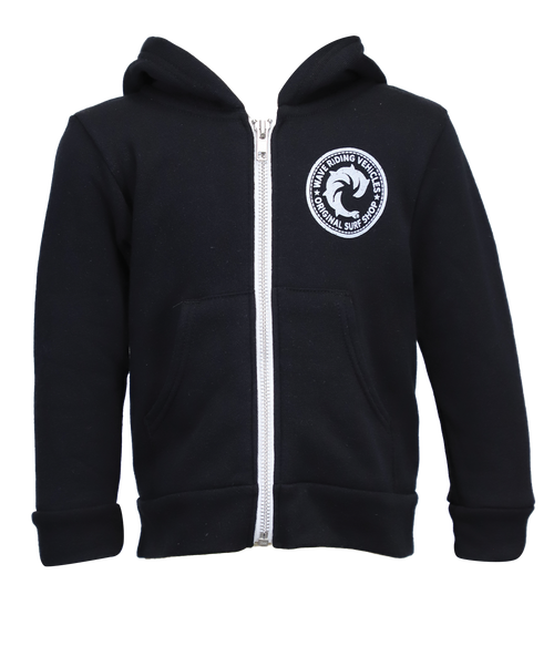 OG Surf Shop Toddler Zip Hooded Sweatshirt - Wave Riding Vehicles