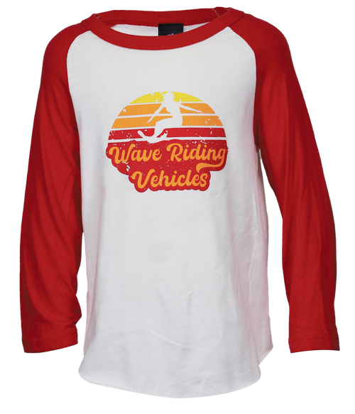 Dawn Toddler Raglan L/S T-Shirt - Wave Riding Vehicles