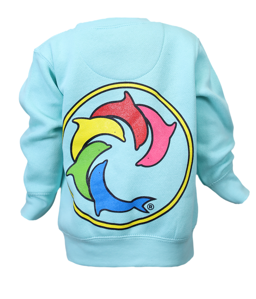 OG Rainbow Toddler Crew Sweatshirt - Wave Riding Vehicles