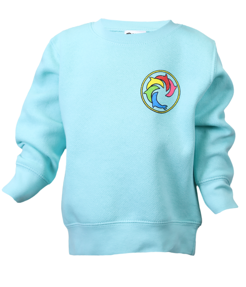 OG Rainbow Toddler Crew Sweatshirt - Wave Riding Vehicles