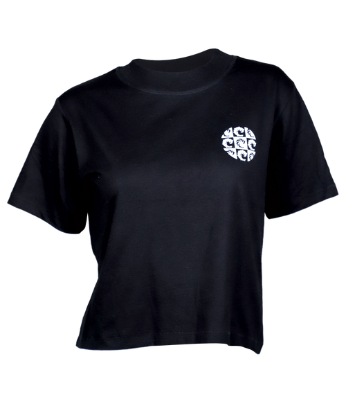 VB Wall Ladies Crop S/S T-Shirt - Wave Riding Vehicles