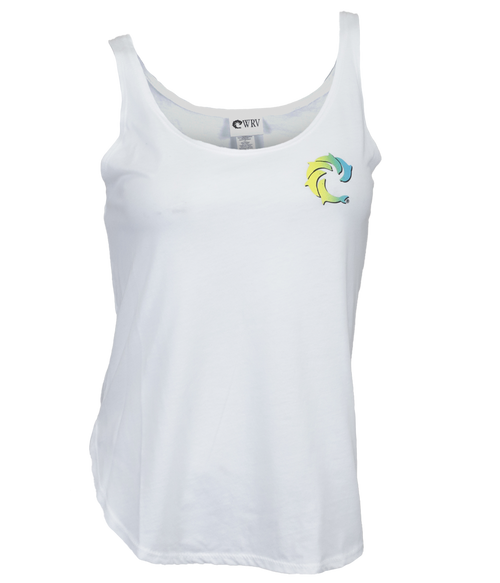 VB Smear Ladies Scallop Tank Top - Wave Riding Vehicles