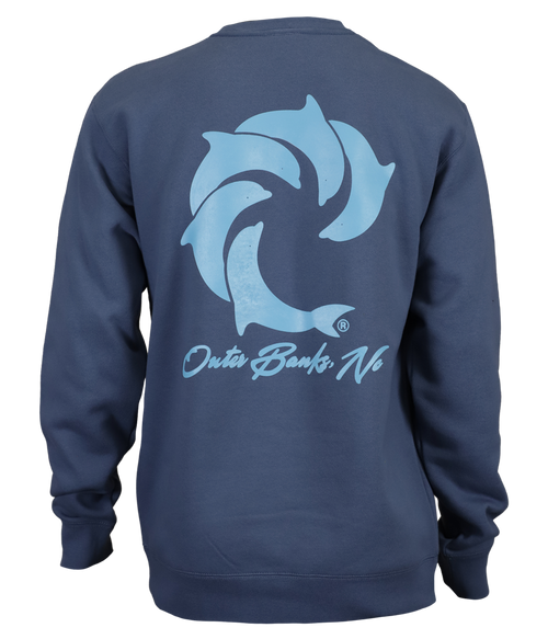 OBX Solid Crew Sweatshirt - Wave Riding Vehicles