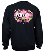 Wild Floral Crew Sweatshirt - Wave Riding Vehicles