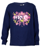 Wild Floral Youth L/S T-Shirt - Wave Riding Vehicles