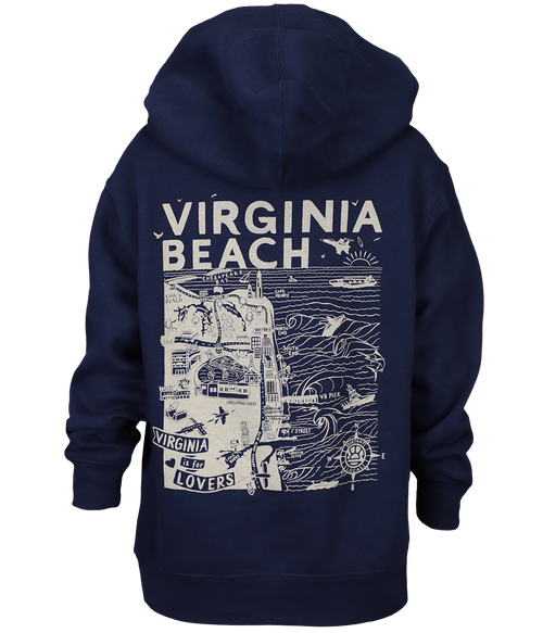 WRV x Distant Local VB Youth P/O Hooded Sweatshirt