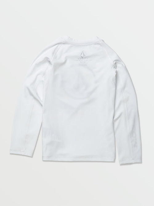 Little Boys Lido Solid Long Sleeve Shirt - White - Wave Riding Vehicles