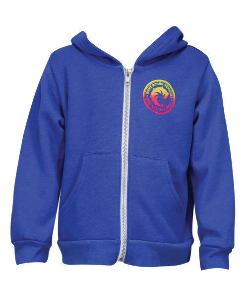 OG Surf Shop Youth Zip Hooded Sweatshirt - Wave Riding Vehicles