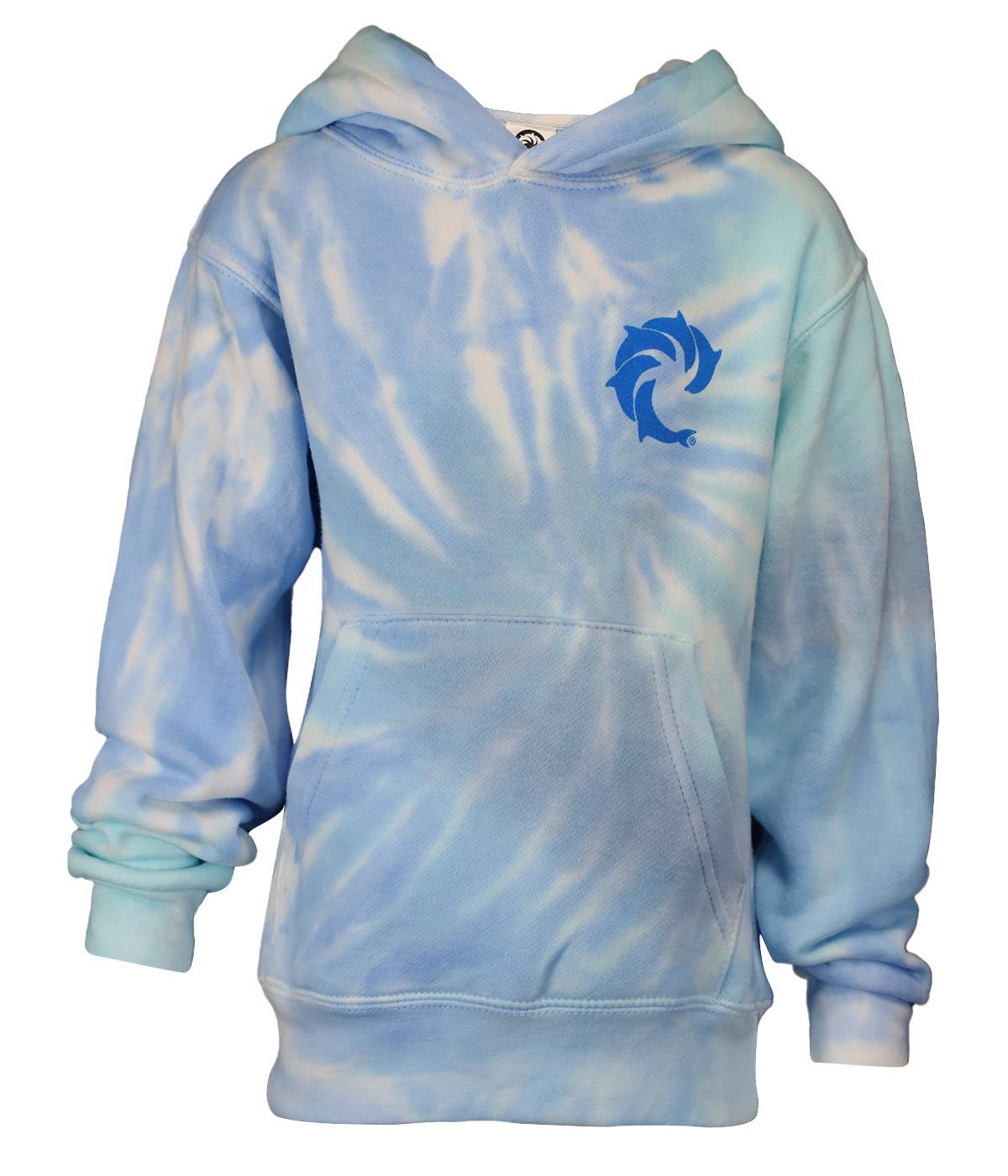 Tie dye top hoodie youth