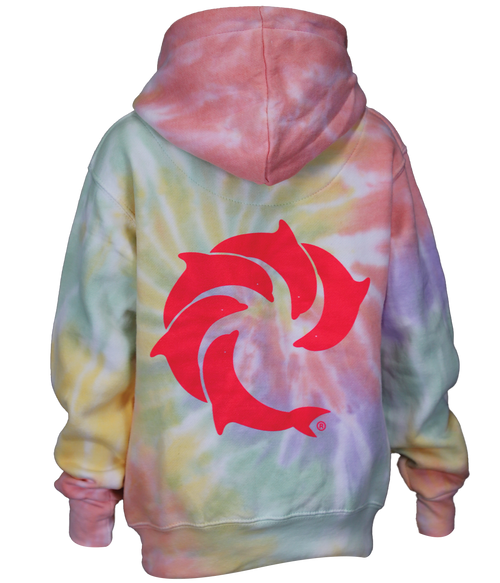 Solid Tie Dye Youth P/O Hooded Sweatshirt - Wave Riding Vehicles