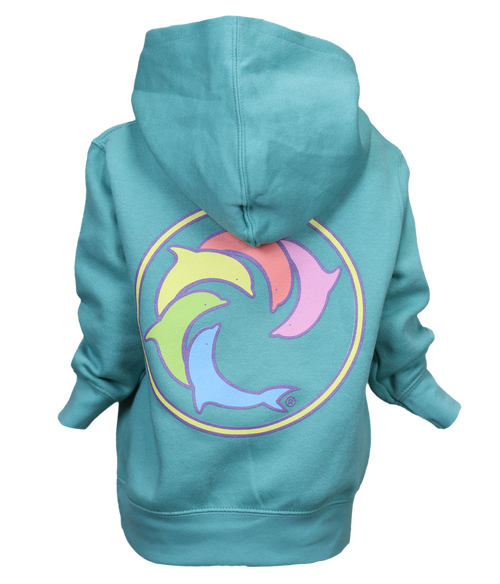 Pastel Rainbow Toddler P/O Hooded Sweatshirt - Wave Riding Vehicles