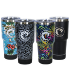 24 oz Audio Tumbler - Wave Riding Vehicles