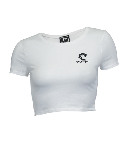 Checker Wave Ladies Crop S/S T-Shirt - Wave Riding Vehicles