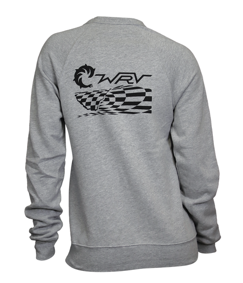 Checker Wave Ladies Crew Sweatshirt - Wave Riding Vehicles