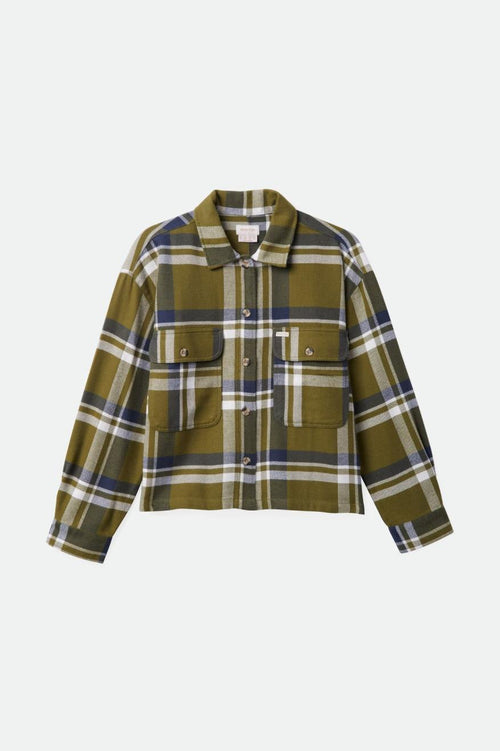 Bowery Women's Flannel - Sea Kelp/Washed Navy - Wave Riding Vehicles