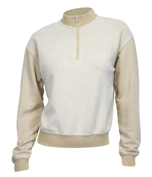 Emma Ladies Half Zip Sweatshirt - Wave Riding Vehicles