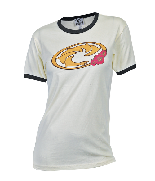 Gidget Ladies S/S Ringer T-Shirt - Wave Riding Vehicles