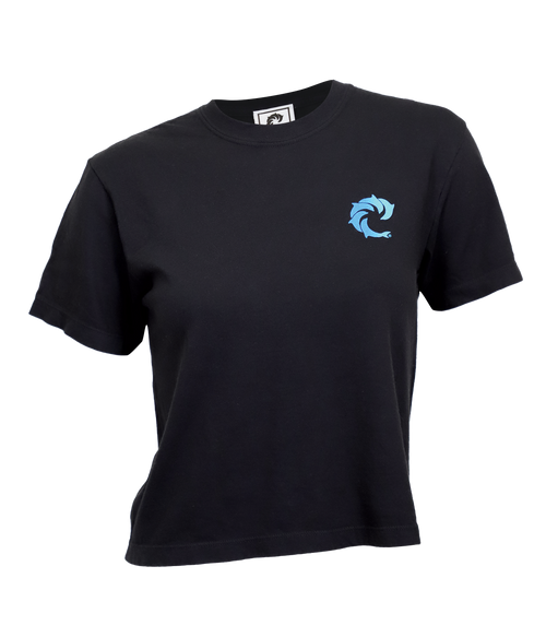 Smear Ladies Crop S/S T-Shirt - Wave Riding Vehicles