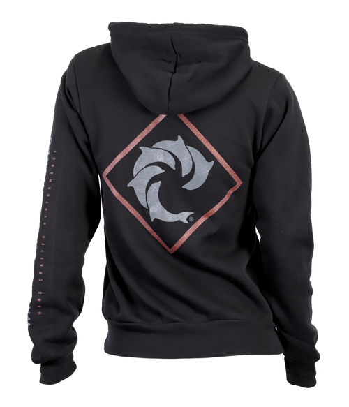 Ladies Performance P/O Hooded Sweatshirt - Wave Riding Vehicles