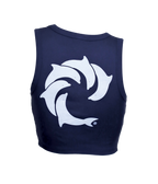 Solid Ladies Crop Tank Top - Wave Riding Vehicles