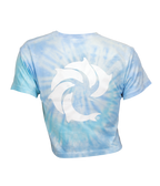 Solid Ladies Tie Die Crop S/S T-Shirt - Wave Riding Vehicles