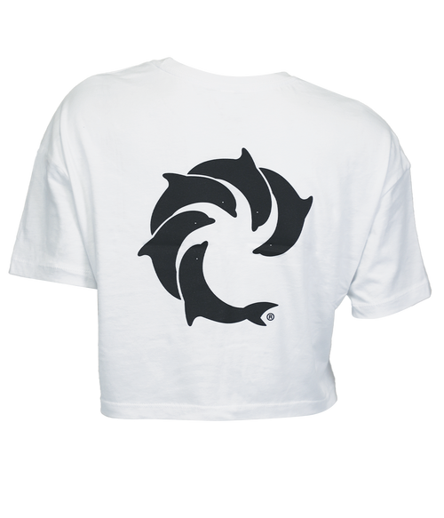 Solid Ladies Crop S/S T-Shirt - Wave Riding Vehicles