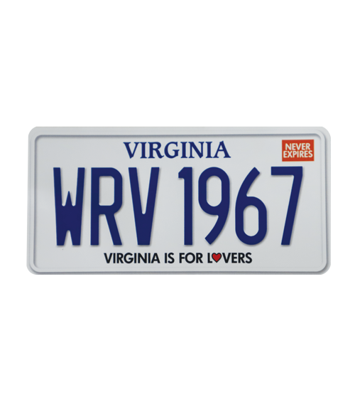 WRV License Plate Decal - Wave Riding Vehicles
