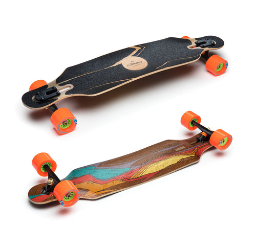 Loaded Boards Icarus Bamboo Longboard Skateboard Complete w/ 80mm 80a Kegels (Flex 1) - Wave Riding Vehicles