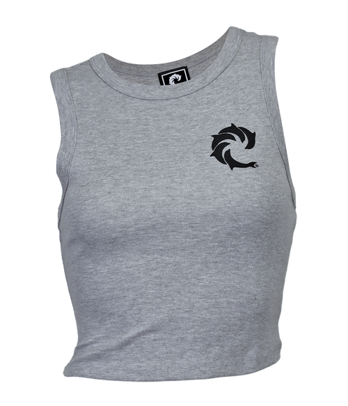 Solid Ladies Crop Tank Top - Wave Riding Vehicles