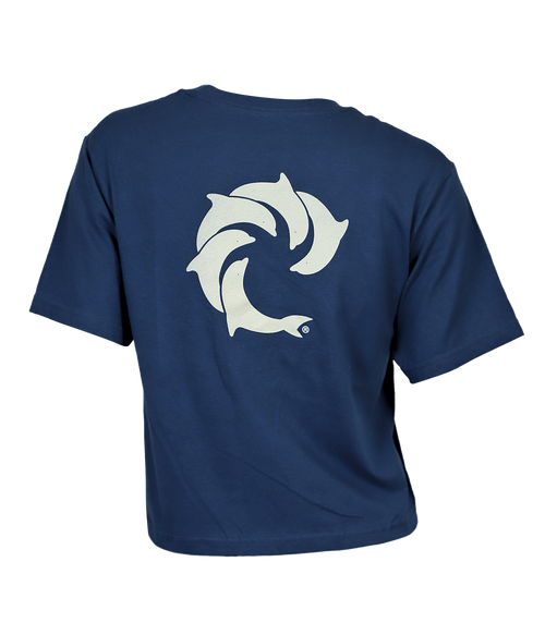 Solid Ladies S/S Crop T-Shirt - Wave Riding Vehicles