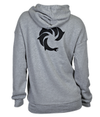 Solid Ladies Zip Hooded Sweatshirt - Wave Riding Vehicles