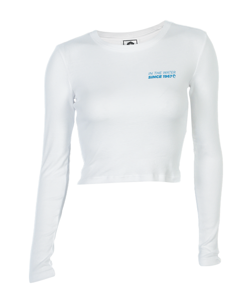 Splash Ladies Crop L/S T-Shirt - Wave Riding Vehicles
