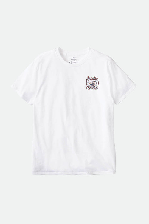 Omaha S/S Tailored Tee - White - Wave Riding Vehicles