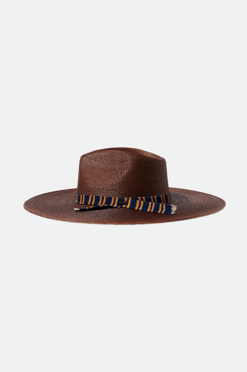 Leigh Straw Fedora - Brown - Wave Riding Vehicles