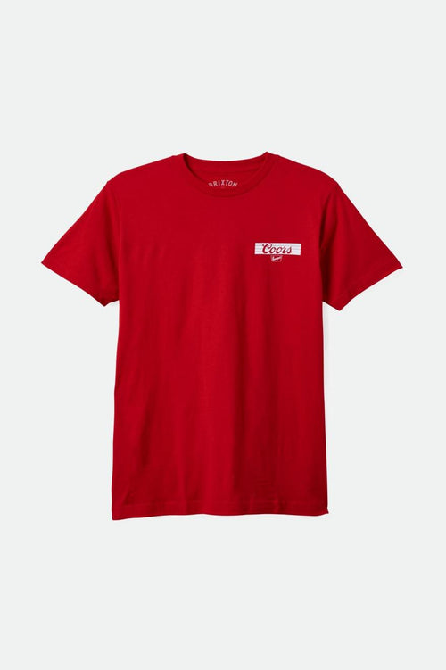 Coors Bar S/S Standard Tee - Red - Wave Riding Vehicles