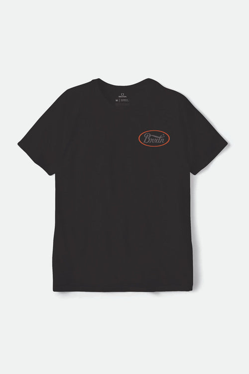 Parsons S/S Tailored Tee - Black/Dusk/Burnt Red - Wave Riding Vehicles
