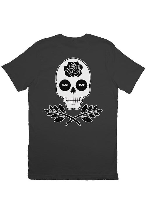AF LLS AND ROSES TEE BLK (embroidered on front) - Wave Riding Vehicles