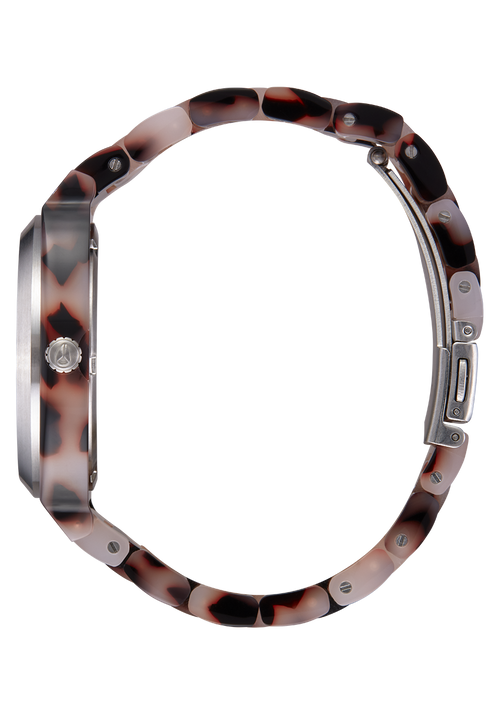 Time Teller Acetate - Pink Tortoise/ Mother of Pearl