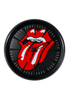 Rolling Stones Sentry Wall Clock - Black / Black - Wave Riding Vehicles
