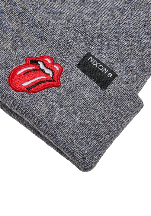 Rolling Stones Beanie - Heather Gray - Wave Riding Vehicles
