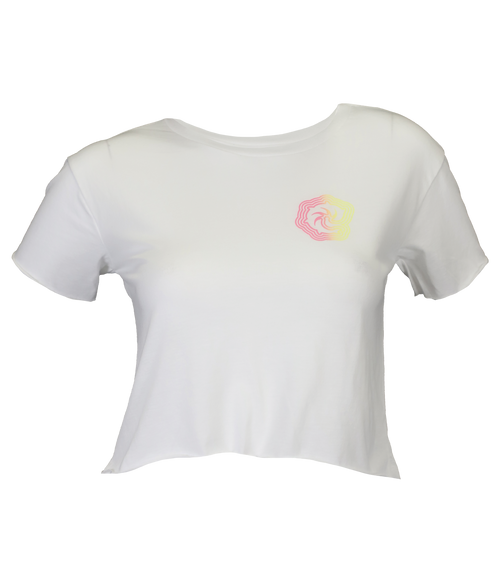 Ripple Ladies Crop Top S/S T-Shirt - Wave Riding Vehicles