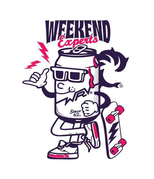 Weekend Experts Decal - Wave Riding Vehicles