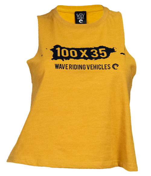 PR Island Crop Tank Top - Wave Riding Vehicles