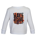 Flower Trip Toddler L/S T-Shirt - Wave Riding Vehicles