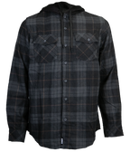 Night Fall Hooded Flannel - Wave Riding Vehicles
