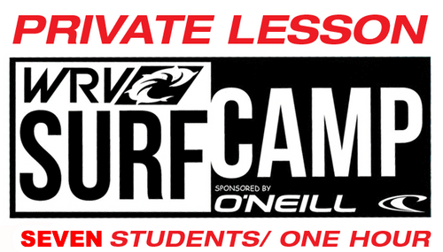 PRIVATE SURF LESSON: 7 STUDENTS, 1 HOUR - Wave Riding Vehicles