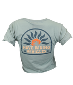 Sunny Ladies Crop Top T-Shirt - Wave Riding Vehicles