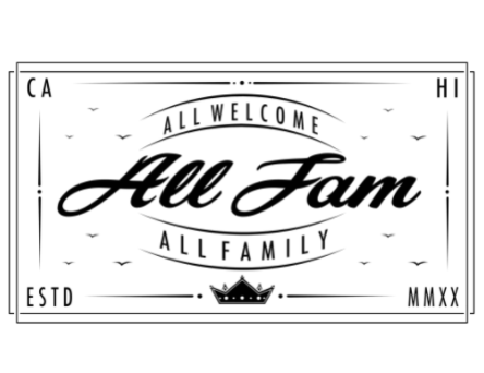 ALL FAM ALL WELCOME (SLT/WHT) - Wave Riding Vehicles